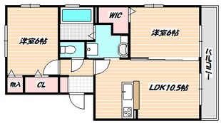 原木中山駅 徒歩15分 2階の物件間取画像